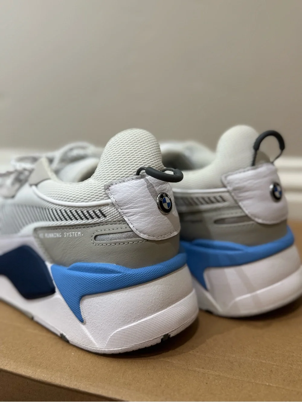 Men White Multi-Color Athletic Sneakers Running